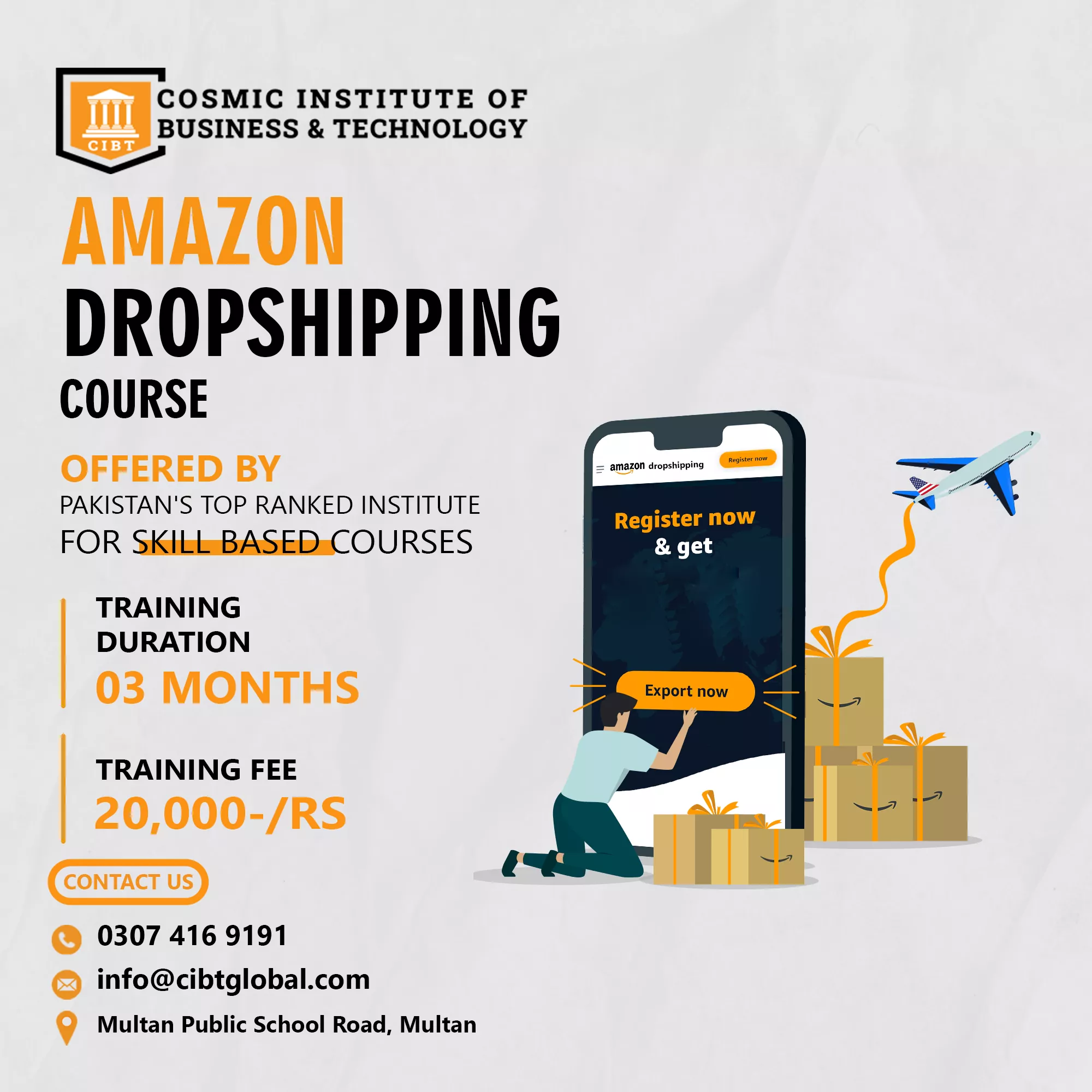 Amazon Drop Shipping Course in Multan 